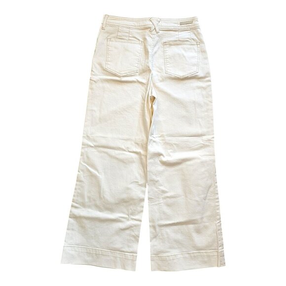 Pilcro Light Off White Wide Leg Pant Sz 31 P - Picture 3 of 10